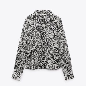 Zebra button up
